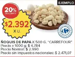 Carrefour Carrefour ñoquis de papa oferta
