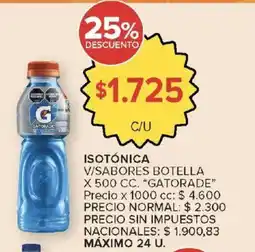 Carrefour Gatorade isotónica oferta