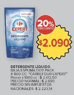 Carrefour Carrefour expert detergente liquido oferta