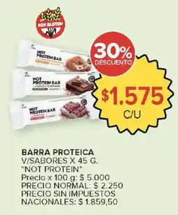 Carrefour Not protein bar oferta