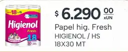El Milagro Mayorista Higienol papel hig. fresh oferta