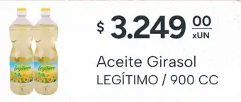 El Milagro Mayorista Legítimo aceite girasol oferta