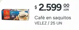 El Milagro Mayorista Velez cafe en saquitos oferta