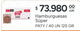 El Milagro Mayorista Paty hamburguesas súper oferta