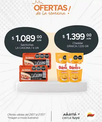 El Milagro Mayorista La Casona salchichas oferta