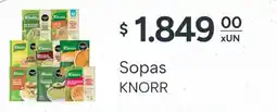 El Milagro Mayorista Knorr sopas oferta