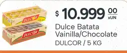 El Milagro Mayorista Dulcor dulce batata vainilla/chocolate oferta