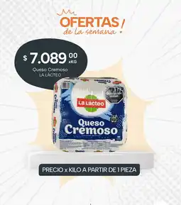 El Milagro Mayorista La lácteo queso cremoso oferta