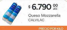 El Milagro Mayorista Calvilac queso mozzarella oferta