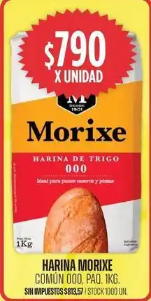 Supermercados Vea Morixe - harina de trigo 000 oferta