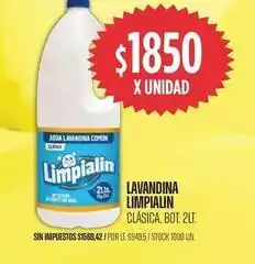 Supermercados Vea Lavandina limpialin clasica oferta