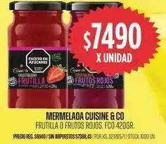 Supermercados Vea Mermelada frutilla o frutos rojos oferta