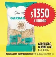 Supermercados Vea Cuisine - garbanzos oferta