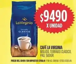 Supermercados Vea La virginia - café molido, torrado clásico oferta