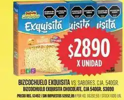 Supermercados Vea Exquisita - bizcochuelo oferta