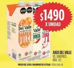 Supermercados Vea Del valle - jugo oferta