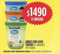 Supermercados Vea Tregar - arroz con leche oferta