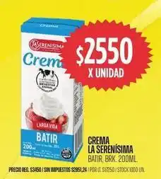 Supermercados Vea La serenísima - batir oferta