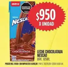 Supermercados Vea Leche chocolatada oferta