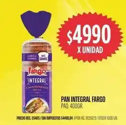 Supermercados Vea Fargo - pan integral oferta