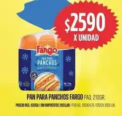 Supermercados Vea Fargo - pan para panchos oferta
