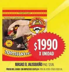Supermercados Vea Tortillas oferta