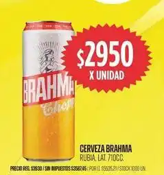 Supermercados Vea Brahma - cerveza oferta