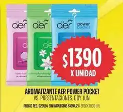 Supermercados Vea Aer power pocket oferta