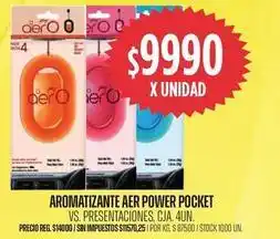 Supermercados Vea Aromatizante aer power pocket oferta