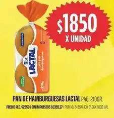 Supermercados Vea Lactal - pan de hamburguesas oferta