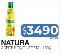 Masivos Natura aceite rocio vegetal oferta