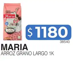 Masivos Maria arroz grano largo oferta