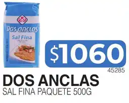 Masivos Dos anclas sal fina paquete oferta