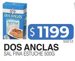 Masivos Dos anclas sal fina estuche oferta