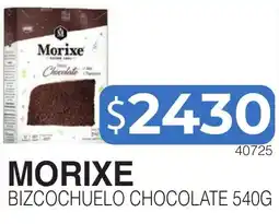 Masivos Morixe bizcochuelo chocolate oferta