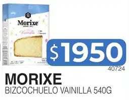 Masivos Morixe bizcochuelo vainilla oferta