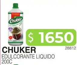Masivos Chuker edulcorante liquido oferta