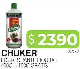 Masivos Chuker edulcorante liquido oferta