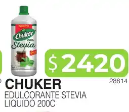 Masivos Chuker edulcorante stevia liquido oferta