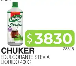 Masivos Chuker edulcorante stevia liquido oferta