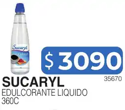Masivos Sucaryl edulcorante liquido oferta