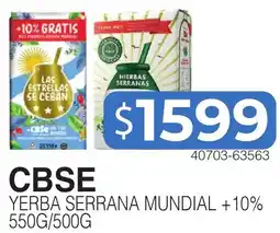 Masivos Cbse yerba serrana mundial oferta