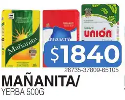 Masivos Mañanita yerba oferta