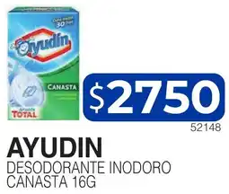 Masivos Ayudin desodorante inodoro canasta oferta