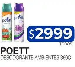 Masivos Poett desodorante ambientes oferta