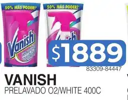 Masivos Vanish prelavado 02/white oferta