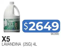 Masivos X5 lavandina oferta