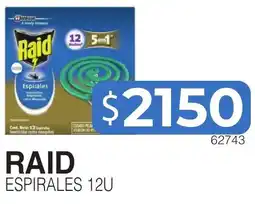 Masivos Raid espirales oferta
