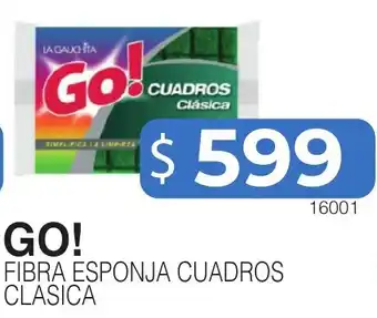 Masivos Go! fibra esponja cuadros clasica oferta