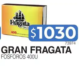 Masivos Gran fragata fosforos oferta